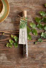 Podziękowania dla Gości Weselnych Fiolki prezenty dla gości na weselu fiolki na herbatkę lub kawę liśc paproci0