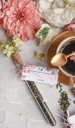 Podziękowania dla Gości Weselnych Fiolki podziękowania dla gości po weselu do wyboru kawa lub herbata   1