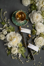 Podziękowania dla Gości Weselnych Fiolki podziękowania dla gości weselnych za przybycie  fiolki na herbatkę lub kawę    0