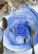 Menu special line menu weselne lista podawania dań druk na plexi wesele glamour1