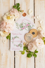 Zmień/Zarezerwuj datę ślubu - save the date botaniczne save the date   2