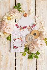 Zmień/Zarezerwuj datę ślubu - save the date botaniczne powiadomienia ślubne   2