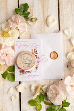 Zmień/Zarezerwuj datę ślubu - save the date botaniczne powiadomienia ślubne   0