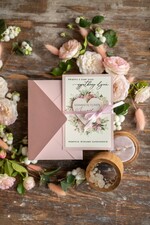 Zmień/Zarezerwuj datę ślubu - save the date botaniczne zawiadomienia o ślubie   0