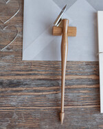 PREZENTY NA RÓŻNE OKAZJE  Kaligrafia prezent na swieta zestaw papterii wraz z piekna debowa obsadka 7