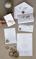 Zaproszenia ślubne paszport / podróże Zaproszenia ślubne paszport do miłości w folderze , zaproszenia ślubne z motywem podróży, zaproszenia na ślub dla podróżników0