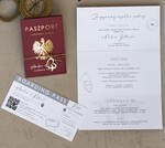 Zaproszenia ślubne paszport / podróże Zaproszenia ślubne paszport do miłości, zaproszenia ślubne z motywem podróży, zaproszenia na ślub dla podróżników12