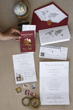 Zaproszenia ślubne paszport / podróże Zaproszenia ślubne paszport do miłości, zaproszenia ślubne z motywem podróży, zaproszenia na ślub dla podróżników3