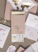 Zaproszenia ślubne paszport / podróże Zaproszenia ślubne paszport do miłości, zaproszenia ślubne z motywem podróży, zaproszenia na ślub dla podróżników14