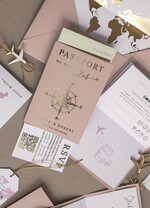 Zaproszenia ślubne paszport / podróże Zaproszenia ślubne paszport do miłości, zaproszenia ślubne z motywem podróży, zaproszenia na ślub dla podróżników15