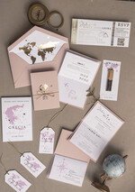 Zaproszenia ślubne paszport / podróże Zaproszenia ślubne paszport do miłości, zaproszenia ślubne z motywem podróży, zaproszenia na ślub dla podróżników18