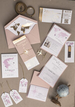 Zaproszenia ślubne paszport / podróże Zaproszenia ślubne paszport do miłości, zaproszenia ślubne z motywem podróży, zaproszenia na ślub dla podróżników1