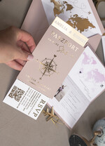 Zaproszenia ślubne paszport / podróże Zaproszenia ślubne paszport do miłości, zaproszenia ślubne z motywem podróży, zaproszenia na ślub dla podróżników11