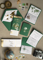 Zaproszenia ślubne paszport / podróże zaproszenia ślubne z motywem podróży, zaproszenia na ślub dla podróżników, zaproszenie na ślub w formie paszportu, mapa świata w kopercie idealne na wesele podróżników12