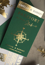 Zaproszenia ślubne paszport / podróże zaproszenia ślubne z motywem podróży, zaproszenia na ślub dla podróżników, zaproszenie na ślub w formie paszportu, mapa świata w kopercie idealne na wesele podróżników17