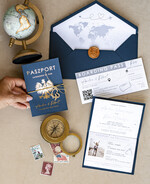 Zaproszenia ślubne paszport / podróże Zaproszenia ślubne paszport do miłości, zaproszenia ślubne z motywem podróży, zaproszenia na ślub dla podróżników3