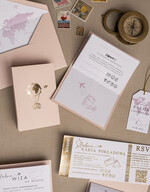 Zaproszenia ślubne paszport / podróże Zaproszenia ślubne paszport do miłości, zaproszenia ślubne z motywem podróży, zaproszenia na ślub dla podróżników3