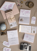 Zaproszenia ślubne paszport / podróże Zaproszenia ślubne paszport do miłości, zaproszenia ślubne z motywem podróży, zaproszenia na ślub dla podróżników9