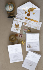 Zaproszenia ślubne paszport / podróże Zaproszenia ślubne paszport do miłości, zaproszenia ślubne z motywem podróży, zaproszenia na ślub dla podróżników0