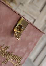 Pudełko na koperty  glamour Szybka wysyłka weselna skrzynka na koperty z życzeniami, welurowa kopertówka dla Młodej Pary, pudełko na koperty ze złotymi napisami5