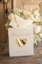 Pudełko na koperty  glamour pudelko skrzynka na koperty ślubne, białe drewniane pudełko na koperty, drewniana kopertówka na koperty  1