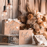 Pudełko na koperty  glamour welurowe pudełko na pieniądze ślub i wesele, eleganckie pudełko na pieniądze, prezent dla młodej pary kopertówka na pieniądze, beżowe pudełko na koperty 7