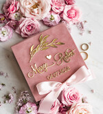 Pudełka Szkatułki na Obrączki glamour piękne welurowe pudełko na obrączki, personalizowane pudełko do podawania obrączek ślubnych, aksamitne pudełko na obrączki, welurowa szkatułka na obrączki8