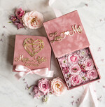 Pudełka Szkatułki na Obrączki glamour welurowe pudełeczko na obrączki, wasze imiona i data ślubu, ekskluzywne pudełko na obrączki, welurowa szkatułka na obrączki, aksamitne pudełko na obrączki 2