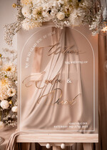 Plany stołów na pleksie - akryl Tablica powitalna slubna glamour, elegancka powitalna plansza ze złotymi literami, rama powitanie na weselu plansza powitalna na pleksie ze zlotymi literami16