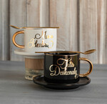 Prezenty, Podziękowania dla Rodziców zestawy prezentowe kubki filiżanki Pomysł na prezent ślubny dla rodziców, podziękowanie dla Rodziców kubek biały i czarny, prezent dla Rodziców na weselu, podziękowanie dla Rodziców od Młodej Pary2