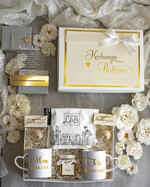 Prezenty, Podziękowania dla Rodziców zestawy prezentowe kubki filiżanki Ślubne Podziękowania dla Rodziców, zestaw prezentowy kubki dla Rodziców od Młodej Pary, Box presonalizowana statuetka podziękowania 0