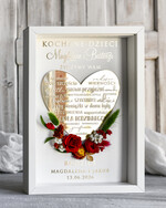 Przysięga Małżeńska  Błogosławieństwo od Rodziców Błogosławieństwo od Rodziców rama kwiaty błogosławieństwo od Rodziców dla pary młodej wydruk na złotym sercu0