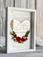 Przysięga Małżeńska  Błogosławieństwo od Rodziców Błogosławieństwo od Rodziców rama kwiaty błogosławieństwo od Rodziców dla pary młodej wydruk na złotym sercu3