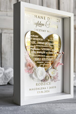Przysięga Małżeńska  Błogosławieństwo od Rodziców Błogosławieństwo od Rodziców błogosławieństwo od Rodziców dla pary młodej wydruk na złotym sercu2