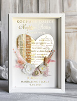 Przysięga Małżeńska  Błogosławieństwo od Rodziców Błogosławieństwo od Rodziców błogosławieństwo od Rodziców dla pary młodej wydruk na złotym sercu5