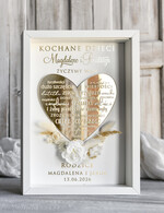Przysięga Małżeńska  Błogosławieństwo od Rodziców Błogosławieństwo od Rodziców rama kwiaty błogosławieństwo od Rodziców dla pary młodej wydruk na złotym sercu4