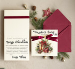 Kartki świąteczne z logo firmy Kokardki  bozonarodzeniowe kartki swiateczne z logo firmy, firmowa biznesowa kartka świąteczna, eleganckie kartki świateczne z kokardką dla firm1