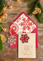 Kartki świąteczne z logo firmy natural kartki świąteczne dla firm z logo, naturalne1