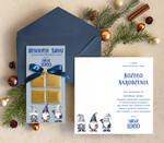 Kartki świąteczne z logo firmy natural kartka świąteczna z logo waszej firmy, ręcznie robione kartki świąteczne z czekoladką, kartki na święta bozegonarodzenia z czekoladkami1