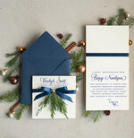 Kartki świąteczne z logo firmy natural ekologiczna kartka świąteczna z twoim logo, biznesowe kartki świąteczne z życzeniami, naturalna eko karta swiateczna1