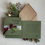 Kartki świąteczne z logo firmy natural kartka świąteczna z twoim logo, kartka świąteczna z logo firmy naturalna ekologiczna biznesowa kartka bozonarodzeniowa 1