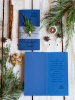 Kartki świąteczne z logo firmy natural kartki swiateczne z logo twojej firmy, naturalne ze sznurkiem1