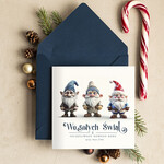 Kartki świąteczne z logo firmy Retro/nowoczesne karnety bożonarodzeniowe biznesowe kartki świąteczne z Twoim logo, noworoczne kartki dla firm z logo, kartka bożonarodzeniowa z życzeniami dla klientów0