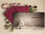 Kartki świąteczne z logo firmy Retro/nowoczesne karnety bożonarodzeniowe biznesowe kartki świąteczne z Twoim logo, świąteczne kartki dla firm z logo, kartki świąteczne dla pracowników karnety bożonarodzeniowe1
