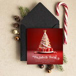 Kartki świąteczne z logo firmy Retro/nowoczesne  kartki swiateczne z logo firmy, biznesowa kartka świąteczna, bożonarodzeniowa kartka firmowa, noworoczne kartki z życzeniami dla klientów0