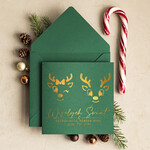 Kartki świąteczne z logo firmy złocone złote firmowe kartki swiateczne z logo złocone treści i napisy na karnecie bożonarodzeniowym, kartki świąteczne dla pracowników0