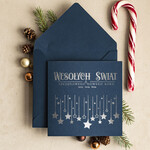 Kartki świąteczne z logo firmy złocone złote firmowe kartki swiateczne z logo złocone treści i napisy na karnecie bożonarodzeniowym, kartki świąteczne dla pracowników0