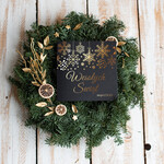 Kartki świąteczne z logo firmy złocone złote Kartki Bożonarodzeniowe z Logo Twojej Firmy, złote napisy na kartce świątecznej1