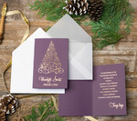 Kartki świąteczne z logo firmy złocone złote firmowe kartki świąteczne z logo firmy, złocone karnety świąteczne złote mieniące się napisy1