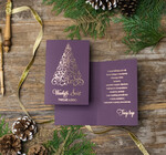 Kartki świąteczne z logo firmy złocone złote firmowe kartki świąteczne z logo firmy, złocone karnety świąteczne złote mieniące się napisy0